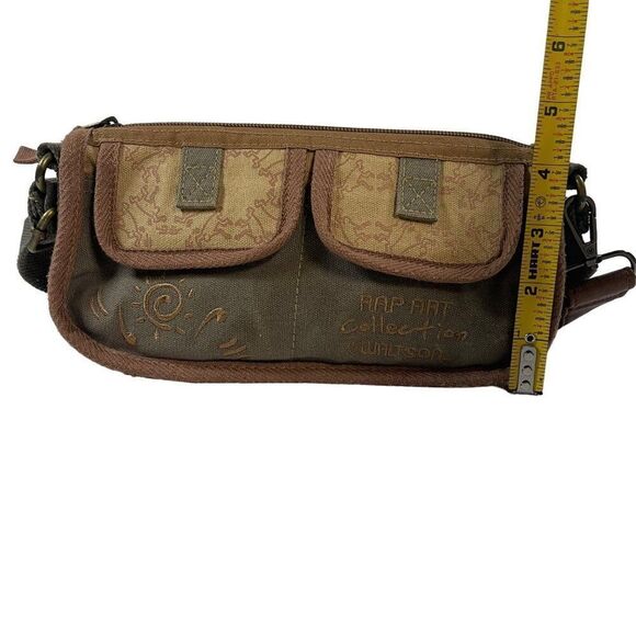 Rap Art Collection By Waltson Crossbody Hip Bag Y2K Grafitti Art Boho Punk Purse - Picture 8 of 9